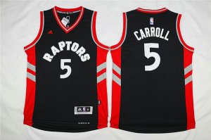 Maillot De Basket Toronto Raptors DeMarre Carroll 5 15-16 Season Tissus Sportif Fans Edition Noir